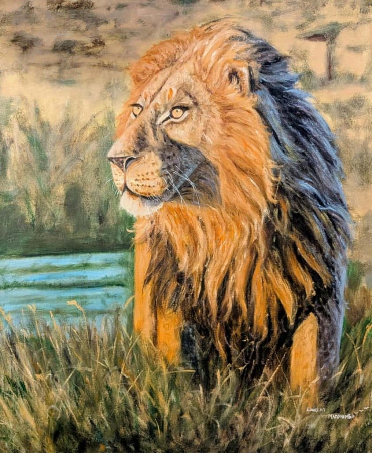 SUN KISSED LION