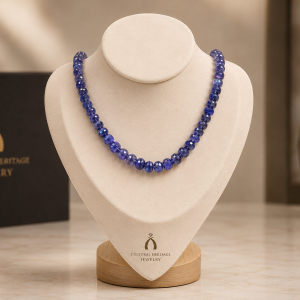 Beads. Tanzanite Necklace 1 strand — The Vault at Cultural Heritage