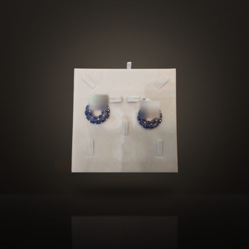 TANZANITE ROUGH EARRINGS