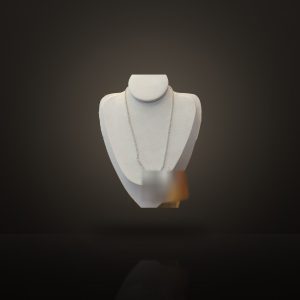 DIA.BEADS CHAIN W.G PENDANT — The Vault at Cultural Heritage