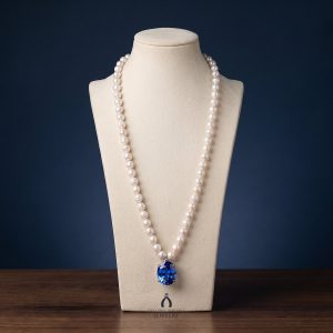 Tanzanite Pearl Necklace — The Vault, Cultural Heritage