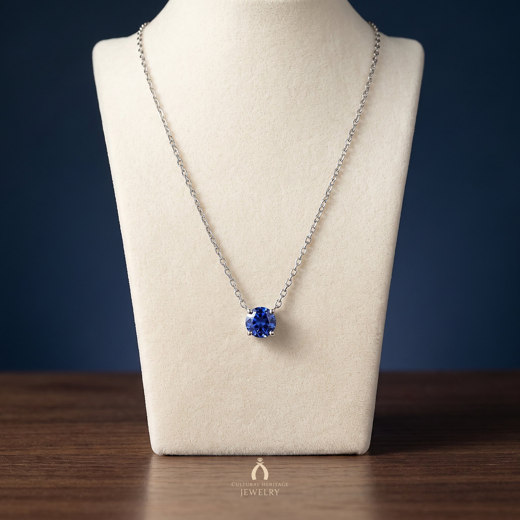 Tanzanite Silver Necklace — The Vault, Cultural Heritage