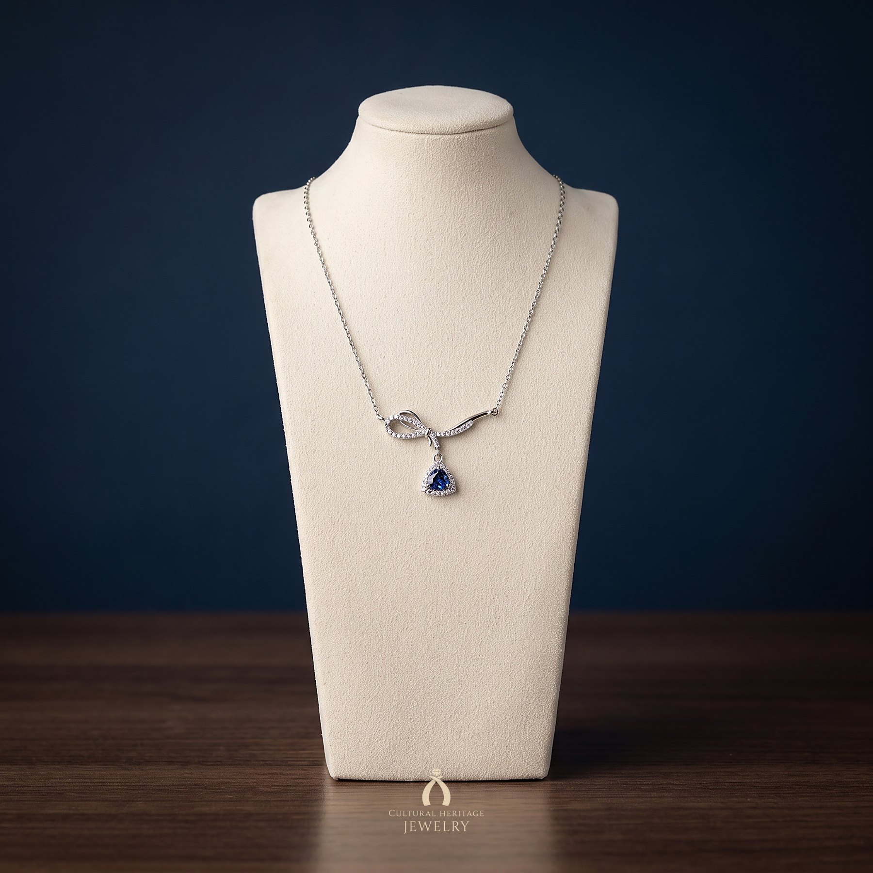 Tanzanite Silver Necklace — The Vault, Cultural Heritage