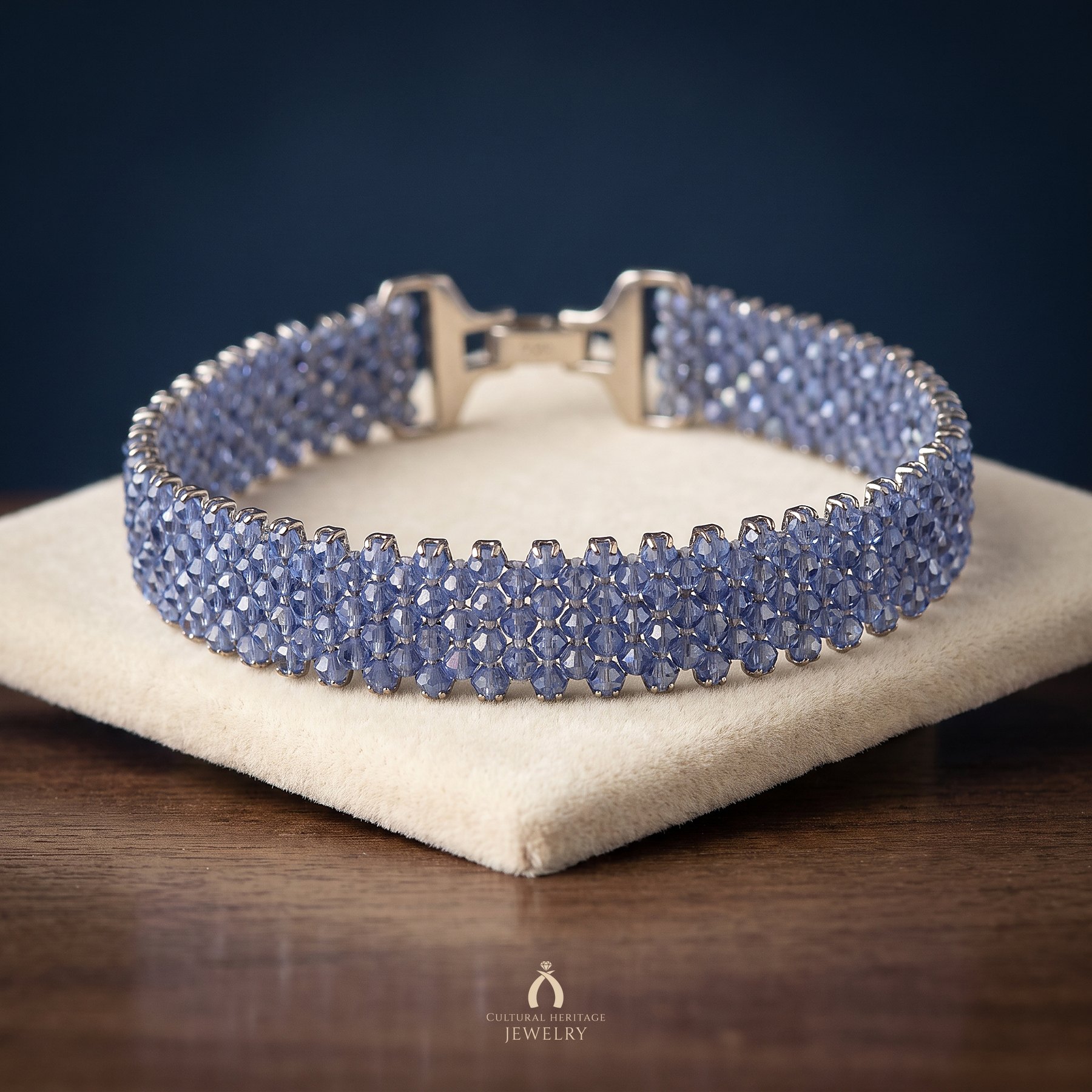 Tanzanite Beaded Bracelet with 5 Strands — The Vault, Cultural Heritage