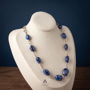 Tanzanite Silver Cabachon Necklace — The Vault, Cultural Heritage