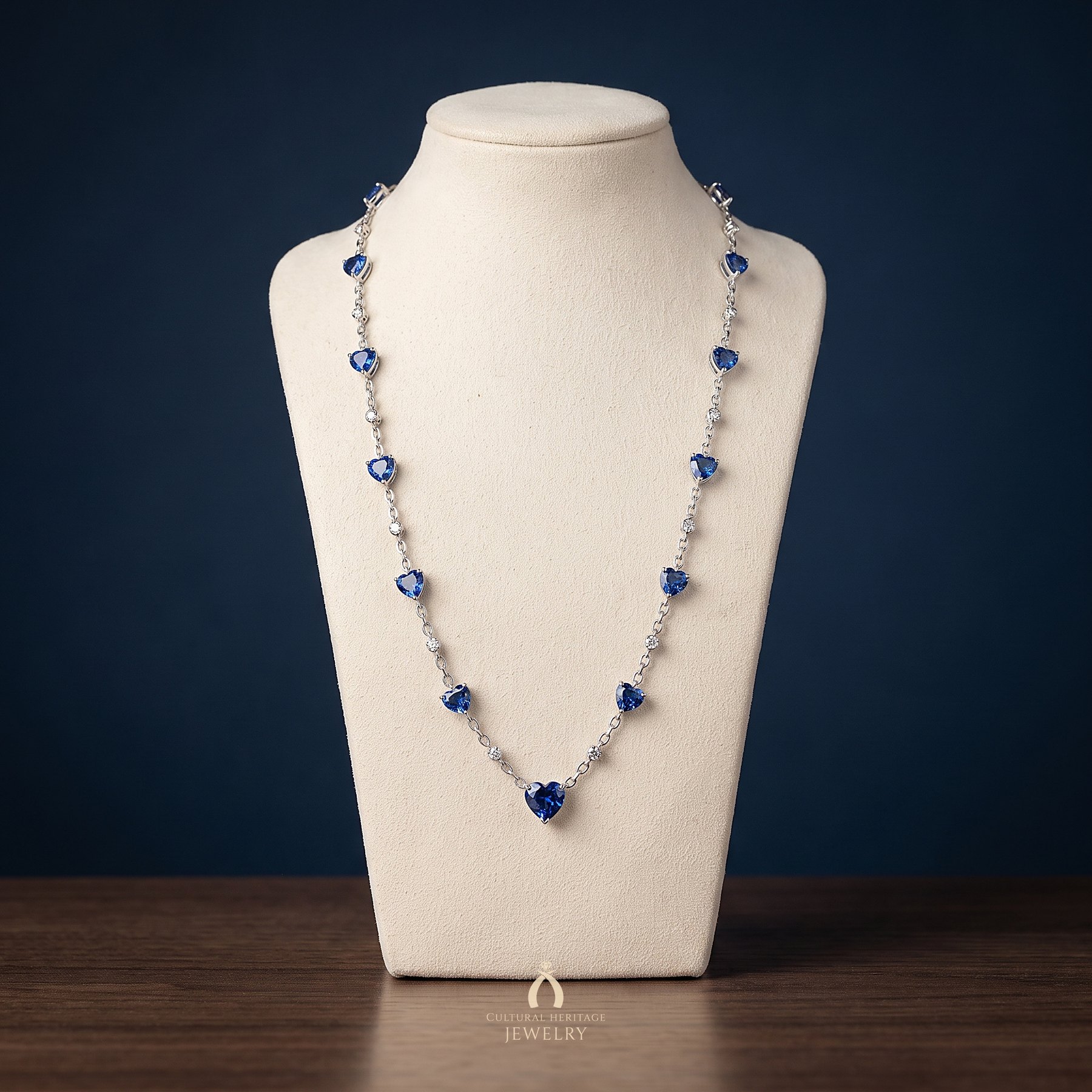 Tanzanite Silver Necklace — The Vault, Cultural Heritage