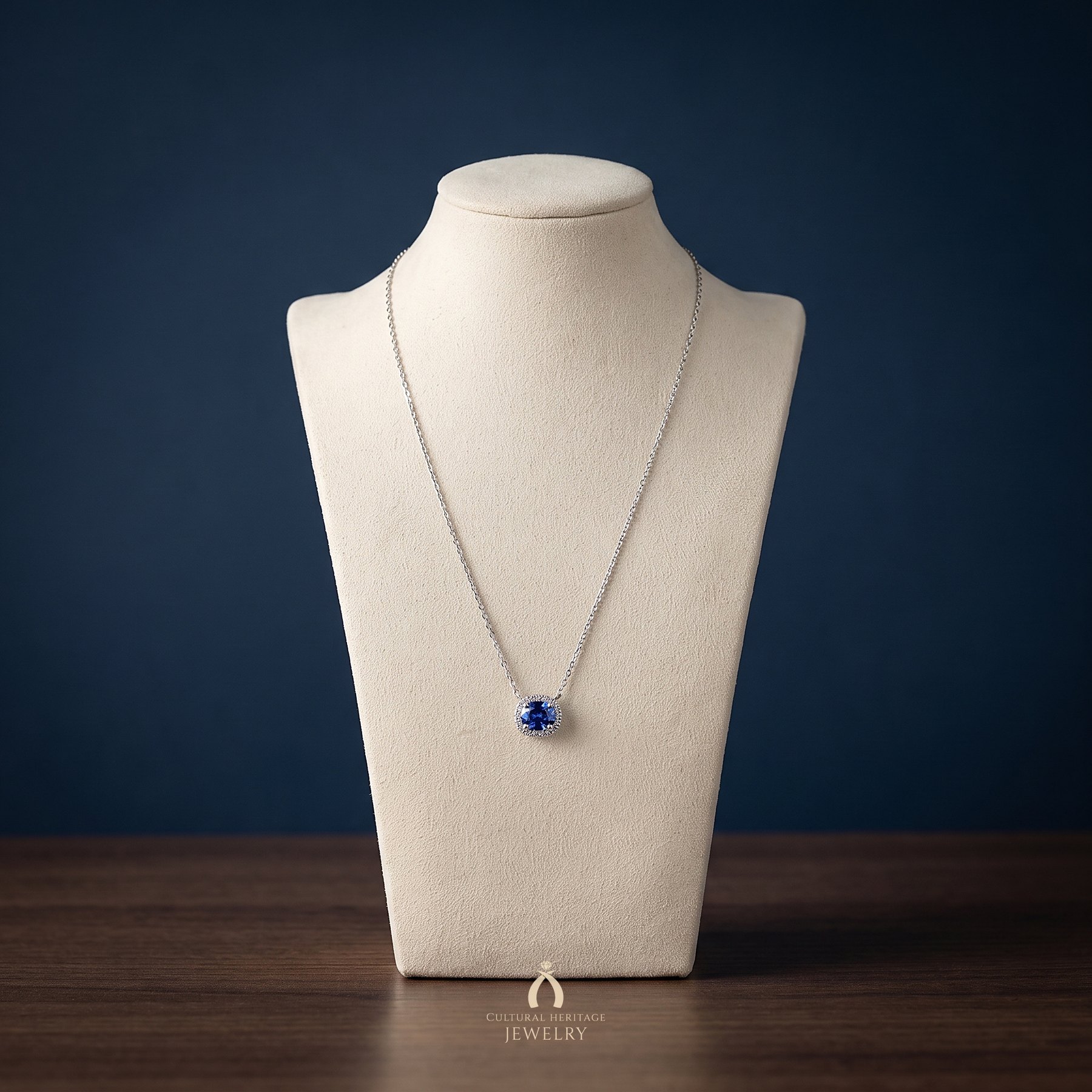 Tanzanite Silver Necklace — The Vault, Cultural Heritage
