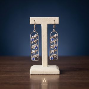 Tanzanite Silver Earrings — The Vault, Cultural Heritage