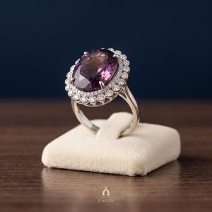 Tanzanite & Diamond Ring, White Gold — The Vault, Cultural Heritage