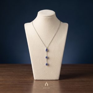 Tanzanite Silver Necklace — The Vault, Cultural Heritage