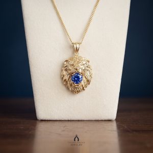 Yellow Gold Lion Head Pendant — The Vault, Cultural Heritage
