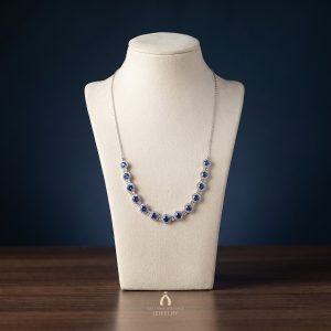 Tanzanite White Gold Diamond Necklace — The Vault, Cultural Heritage