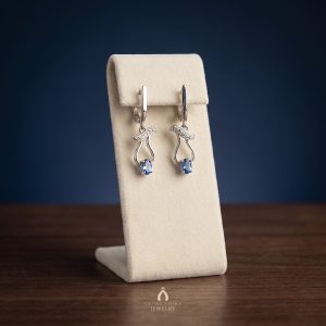 Tanzanite Silver Earrings — The Vault, Cultural Heritage