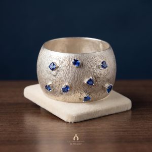 Tanzanite Silver Bangle — The Vault, Cultural Heritage