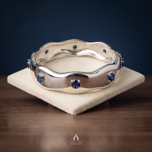 Tanzanite Silver Bangle — The Vault, Cultural Heritage