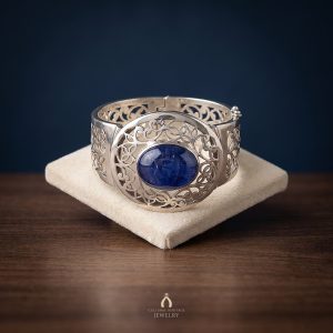 Tanzanite Silver Bangle — The Vault, Cultural Heritage