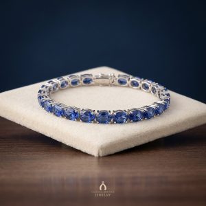 Tanzanite Silver Bangle — The Vault, Cultural Heritage
