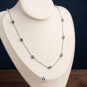Tanzanite Silver Necklace — The Vault, Cultural Heritage