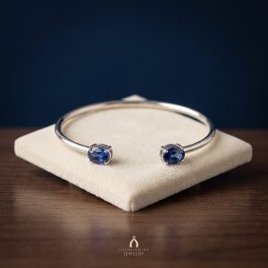 Tanzanite Silver Bangle — The Vault, Cultural Heritage