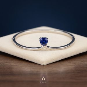 Tanzanite Silver Bangle — The Vault, Cultural Heritage