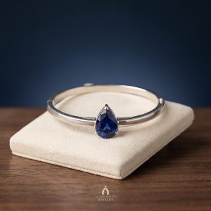 Tanzanite Silver Bangle — The Vault, Cultural Heritage