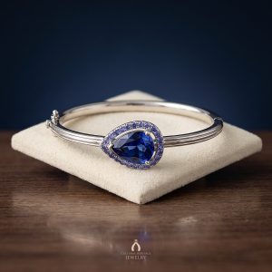 Tanzanite Silver Bangle — The Vault, Cultural Heritage