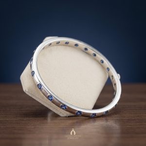 Tanzanite Silver Bangle — The Vault, Cultural Heritage