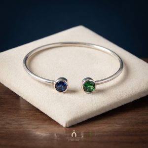 Tanzanite Silver Bangle — The Vault, Cultural Heritage