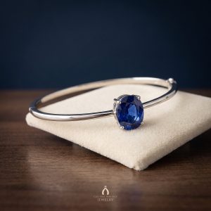 Tanzanite White Gold Bangle — The Vault, Cultural Heritage