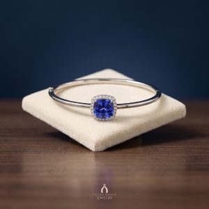 Tanzanite White Gold Bangle — The Vault, Cultural Heritage