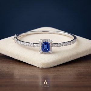 Tanzanite Silver Bangle — The Vault, Cultural Heritage