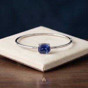 Tanzanite White Gold Bangle — The Vault, Cultural Heritage