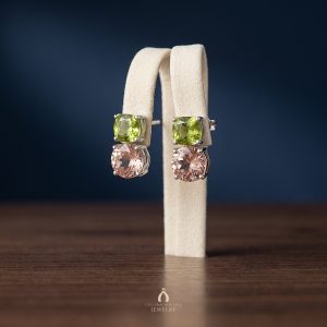 Peridot & Morganite Earrings — The Vault, Cultural Heritage