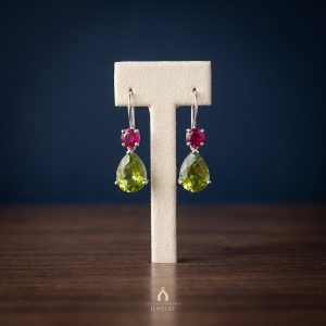 Peridot & Ruby Earrings — The Vault, Cultural Heritage