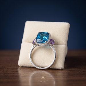 Blue Topaz & Amethyst Ring — The Vault, Cultural Heritage