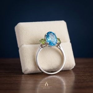Blue Topaz & Peridot Ring — The Vault, Cultural Heritage