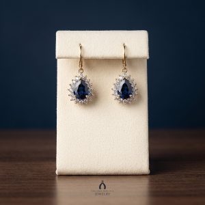 Yellow Gold Sapphire Earrings — The Vault, Cultural Heritage