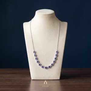 White Gold Necklace 13Pcs with Diamonds — The Vault, Cultural Heritage