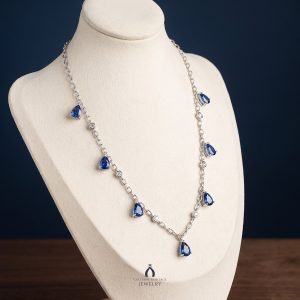 Tanzanite Silver Necklace — The Vault, Cultural Heritage