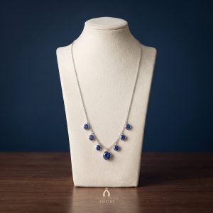 Tanzanite Silver Necklace — The Vault, Cultural Heritage