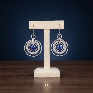 Tanzanite Silver Earrings — The Vault, Cultural Heritage